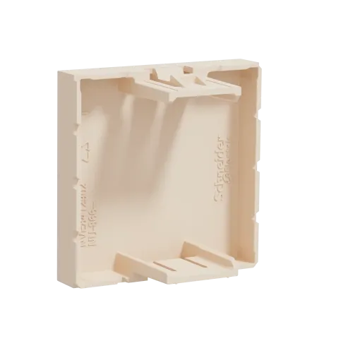 Заглушка 45х45 , бежевый, 2 модуля, Unica New Schneider NU986644