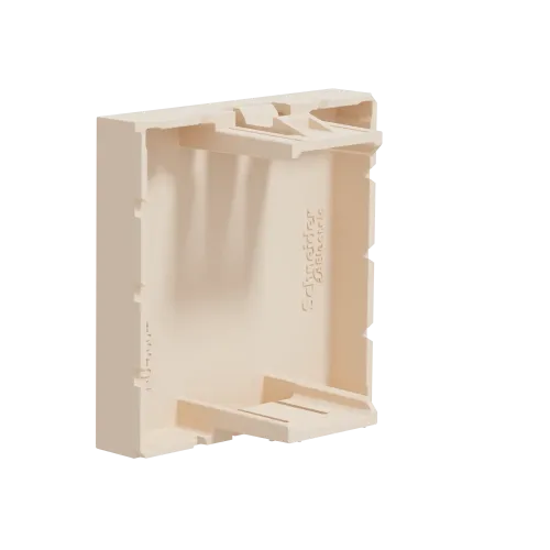 Заглушка 45х45 , бежевый, 2 модуля, Unica New Schneider NU986644