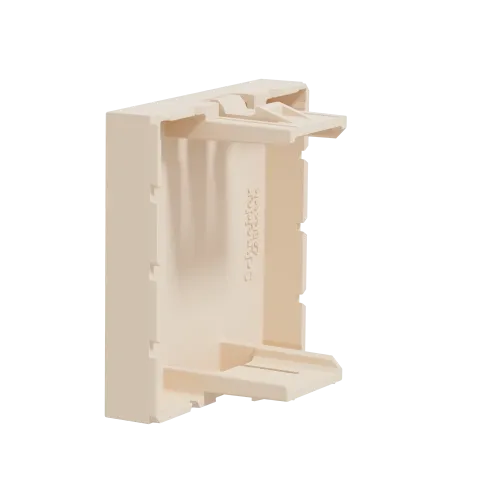 Заглушка 45х45 , бежевый, 2 модуля, Unica New Schneider NU986644