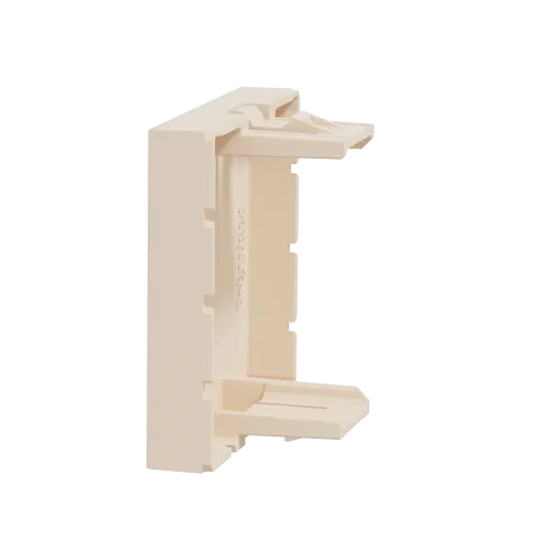 Заглушка 45х45 , бежевый, 2 модуля, Unica New Schneider NU986644