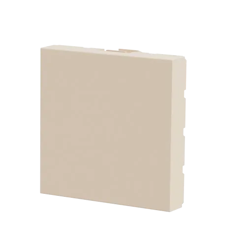 Заглушка 45х45 , бежевый, 2 модуля, Unica New Schneider NU986644