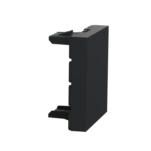Заглушка 45х45 , антрацит, 2 модуля, Unica New Schneider NU986654