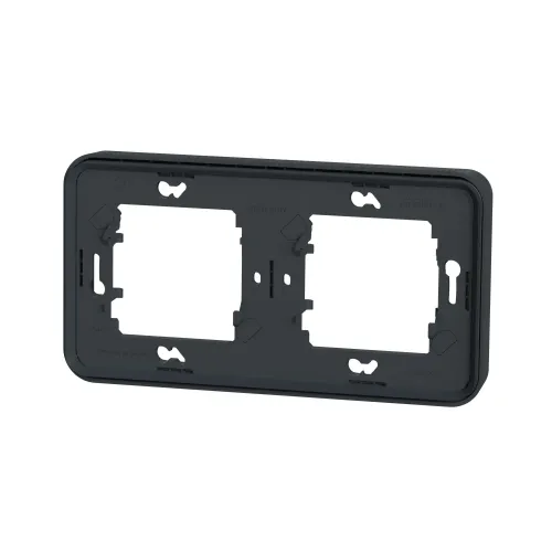 Рамка 2 поста IP55, черный, Mureva Styl Schneider MUR34101