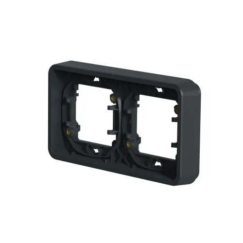 Рамка 2 поста IP55, черный, Mureva Styl Schneider MUR34101