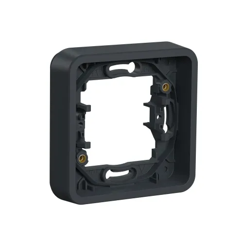 Рамка 1 пост IP55, черный, Mureva Styl Schneider MUR34107