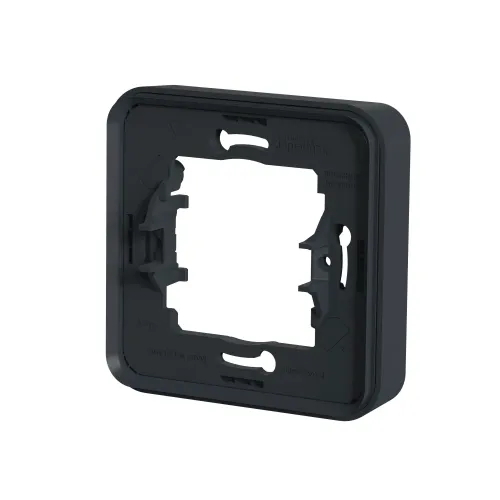 Рамка 1 пост IP55, черный, Mureva Styl Schneider MUR34107