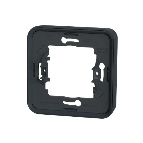 Рамка 1 пост IP55, черный, Mureva Styl Schneider MUR34107