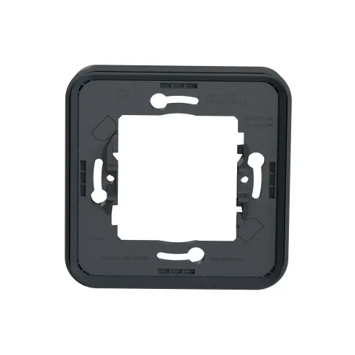 Рамка 1 пост IP55, черный, Mureva Styl Schneider MUR34107
