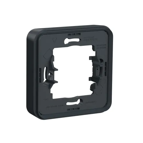 Рамка 1 пост IP55, черный, Mureva Styl Schneider MUR34107