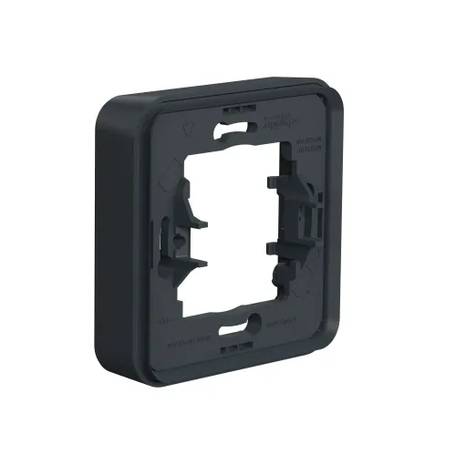 Рамка 1 пост IP55, черный, Mureva Styl Schneider MUR34107