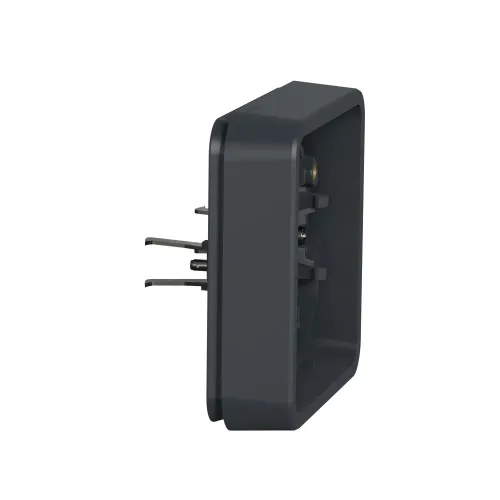 Рамка 1 пост с монтажными лапками IP55, черный, Mureva Styl Schneider MUR34108