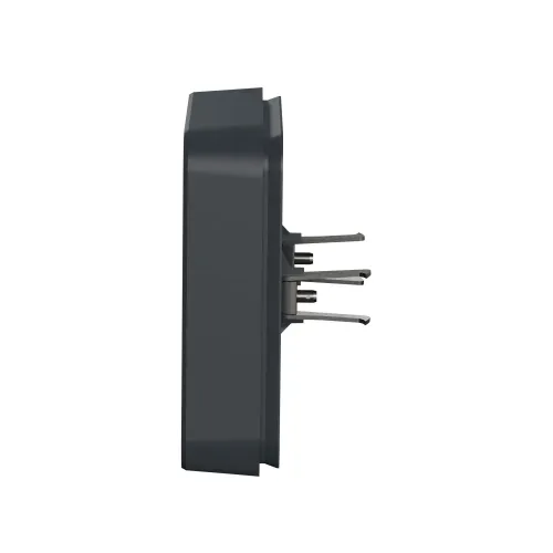 Рамка 1 пост с монтажными лапками IP55, черный, Mureva Styl Schneider MUR34108