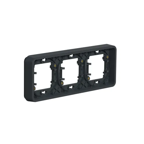 Рамка 3 поста IP55, черный, Mureva Styl Schneider MUR34109