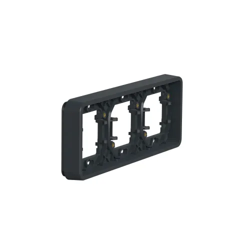Рамка 3 поста IP55, черный, Mureva Styl Schneider MUR34109