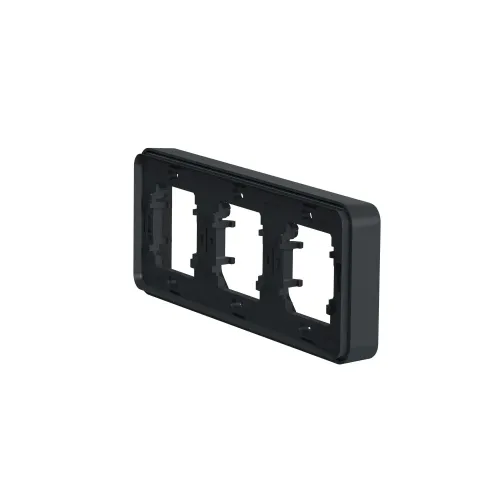Рамка 3 поста IP55, черный, Mureva Styl Schneider MUR34109