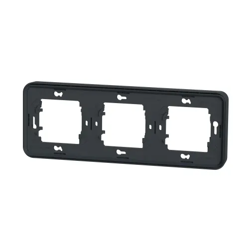 Рамка 3 поста IP55, черный, Mureva Styl Schneider MUR34109