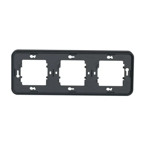 Рамка 3 поста IP55, черный, Mureva Styl Schneider MUR34109