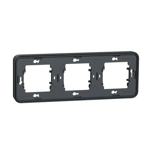 Рамка 3 поста IP55, черный, Mureva Styl Schneider MUR34109