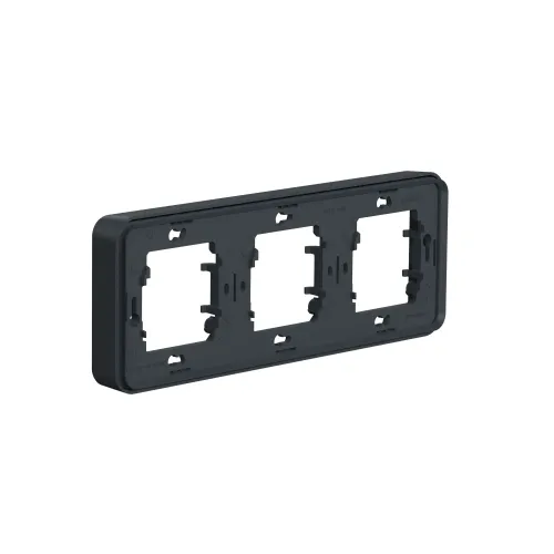 Рамка 3 поста IP55, черный, Mureva Styl Schneider MUR34109