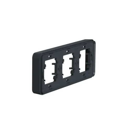 Рамка 3 поста IP55, черный, Mureva Styl Schneider MUR34109