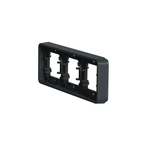 Рамка 3 поста IP55, черный, Mureva Styl Schneider MUR34109