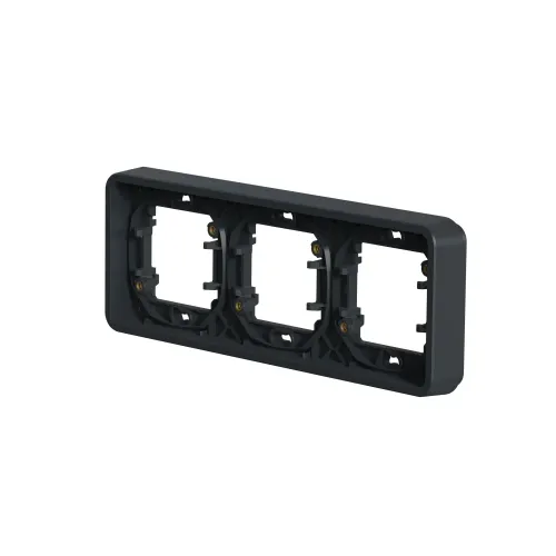 Рамка 3 поста IP55, черный, Mureva Styl Schneider MUR34109