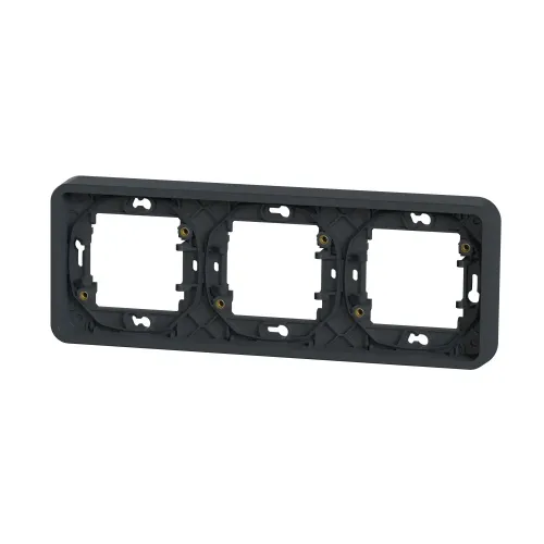 Рамка 3 поста IP55, черный, Mureva Styl Schneider MUR34109