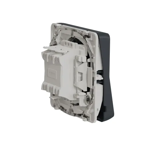 Перекрестный переключатель IP55, черный, Mureva Styl Schneider MUR35020