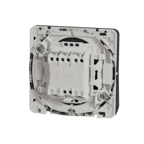 Перекрестный переключатель IP55, черный, Mureva Styl Schneider MUR35020