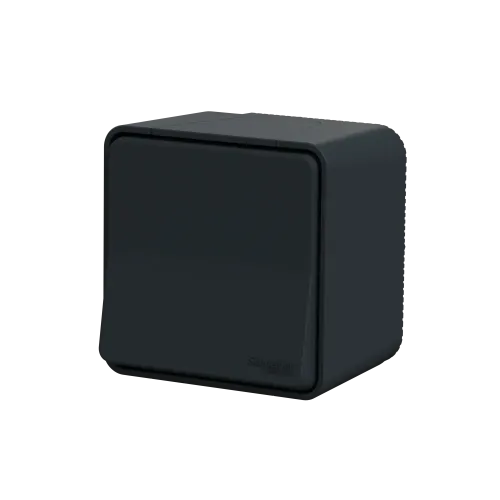 Переключатель накладной IP55, черный, Mureva Styl Schneider MUR35021
