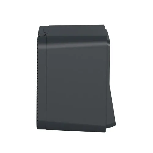 Двухклавишный переключатель накладной IP55, черный, Mureva Styl Schneider MUR35022