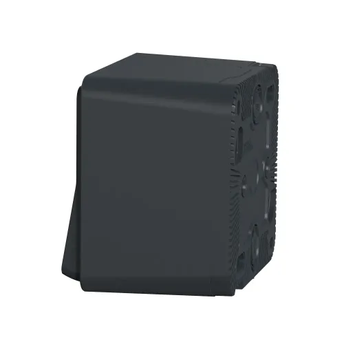 Двухклавишный переключатель накладной IP55, черный, Mureva Styl Schneider MUR35022
