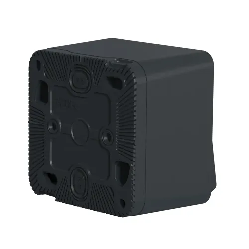 Переключатель с подсветкой накладной IP55, черный, Mureva Styl Schneider MUR35024