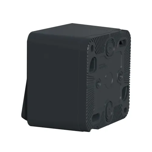 Переключатель с подсветкой накладной IP55, черный, Mureva Styl Schneider MUR35024