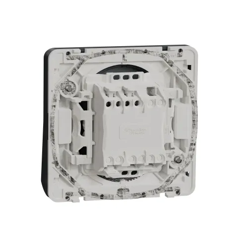 Переключатель с подсветкой IP55, черный, Mureva Styl Schneider MUR35025