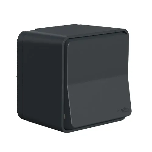 Кнопка накладная IP55, черный, Mureva Styl Schneider MUR35026