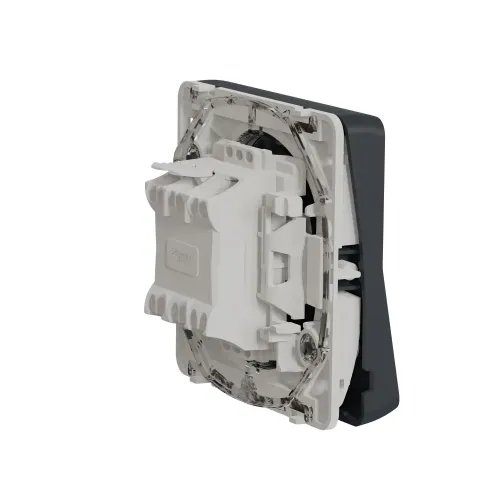 Кнопка IP55, черный, Mureva Styl Schneider MUR35027