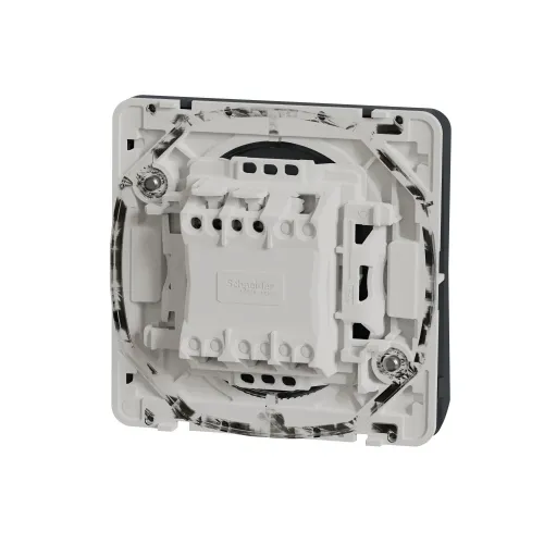Кнопка IP55, черный, Mureva Styl Schneider MUR35027