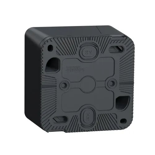 Кнопка с подсветкой накладная IP55, черный, Mureva Styl Schneider MUR35028