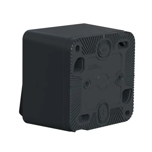 Кнопка с подсветкой накладная IP55, черный, Mureva Styl Schneider MUR35028