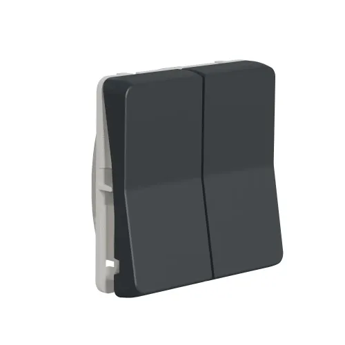 Механизм управления жалюзи IP55, черный, Mureva Styl Schneider MUR35042