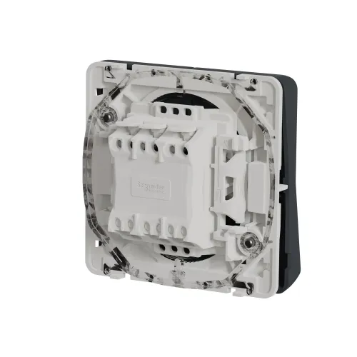 Механизм управления жалюзи IP55, черный, Mureva Styl Schneider MUR35042