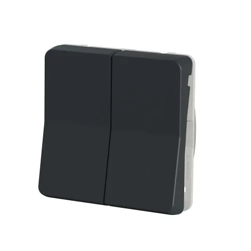 Механизм управления жалюзи IP55, черный, Mureva Styl Schneider MUR35042