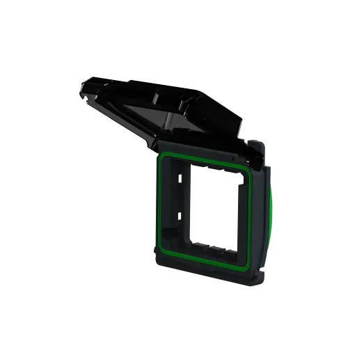 Адаптер для механизмов Unica New IP55, черный, Mureva Styl Schneider MUR35110