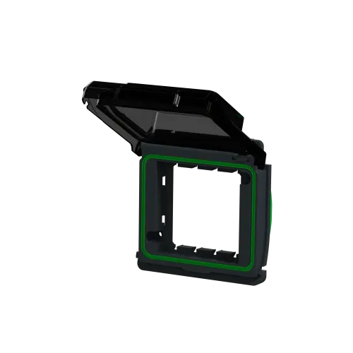 Адаптер для механизмов Unica New IP55, черный, Mureva Styl Schneider MUR35110