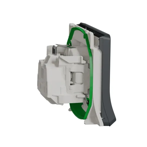 Розетка электрическая 220В IP55, черный, Mureva Styl Schneider MUR36134