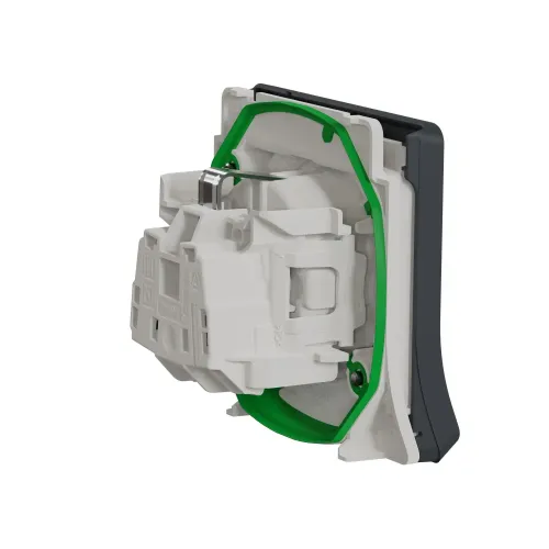 Розетка электрическая 220В IP55, черный, Mureva Styl Schneider MUR36134
