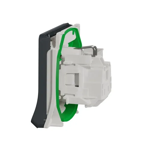 Розетка электрическая 220В IP55, черный, Mureva Styl Schneider MUR36134