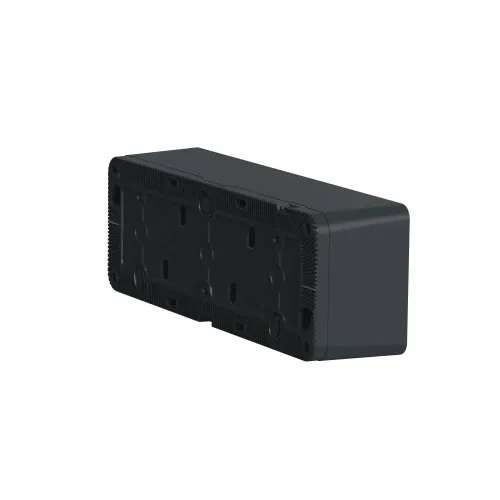 Коробка тройная для накладного монтажа IP55, черный, Mureva Styl Schneider MUR37713