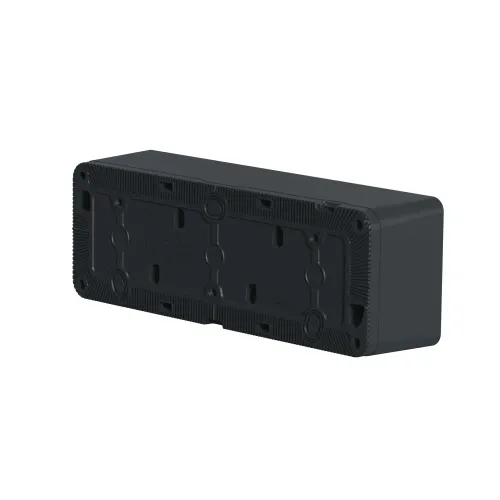 Коробка тройная для накладного монтажа IP55, черный, Mureva Styl Schneider MUR37713